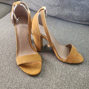 Mustard Chunky Heel